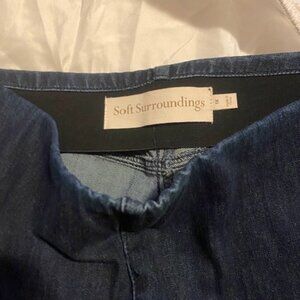 Soft Surroundings Blue Denim Jeans 1X